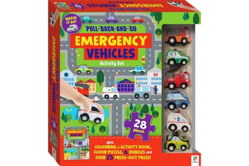 Pull Back and Go Emergency Vehicles Activity Set 9781488934940 cover page