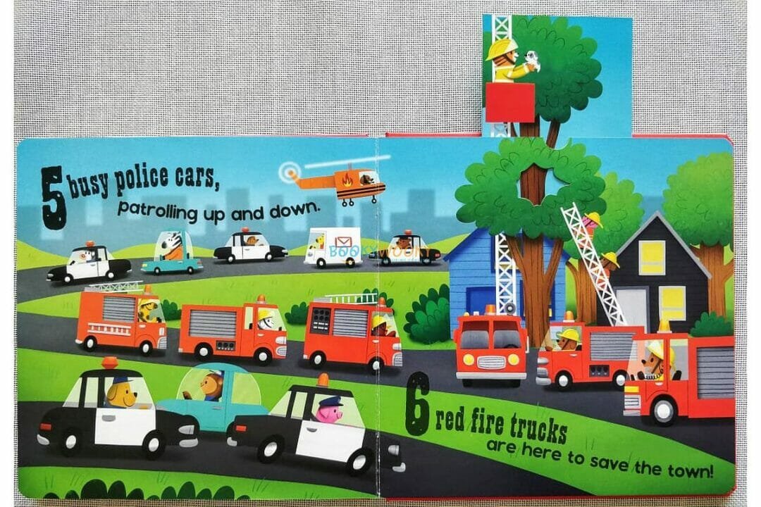 Push Pull and Pop Boardbooks (2 titles) - 1 2 3 Vehicles (3)