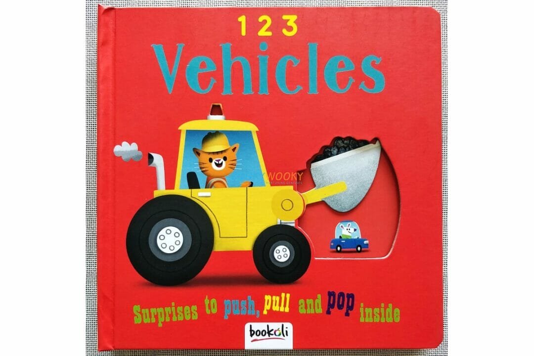 Push Pull and Pop Boardbooks (2 titles) - 1 2 3 Vehicles (6)