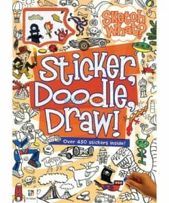 Sketch What Sticker Doodle Draw (Orange) 9781488903625 cover page