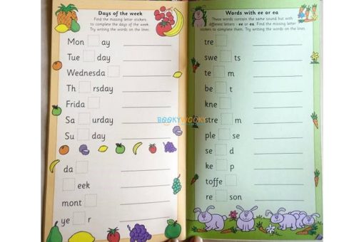 Spelling with Stickers Red 4