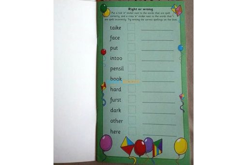 Spelling with Stickers Red 7