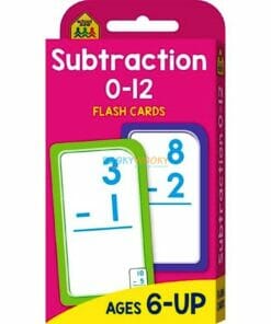Subtraction 0 12 Flash Cards 9781488933585 cover page