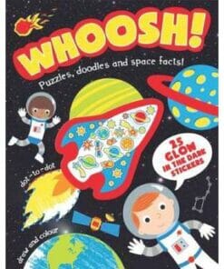 Whoosh! Puzzles Doodles and Space Facts 9781472348340 cover page