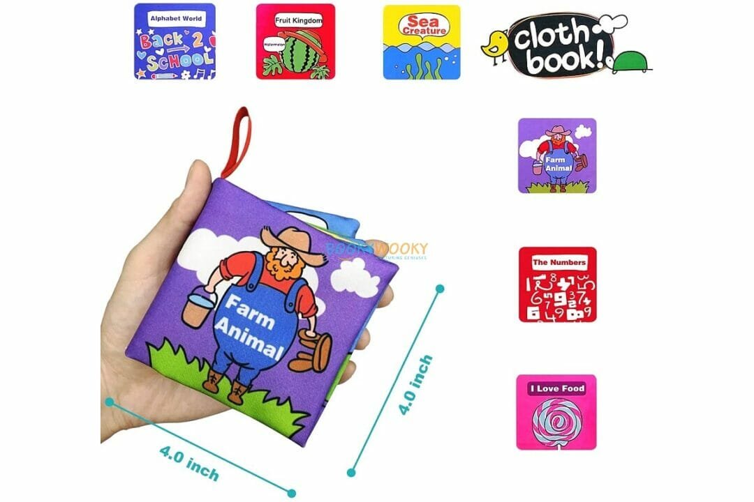 Essential Concepts Baby Cloth Books (Set of 6 books) - Image 3