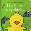 Thats Not My Chick 9781474942959 cover