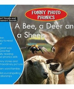 A Bee, a Deer and a Sheep- Funny Photo Phonics 9789350493281 cover