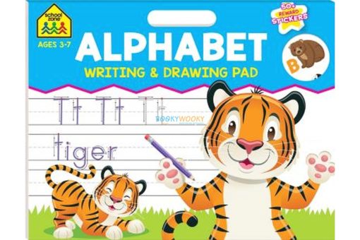 Alphabet Writing Drawing Pad School Zone 9781488913044 cover