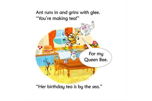 Bee Makes Tea Usborne Phonics Readers 4
