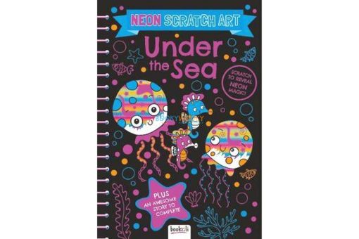 Neon Scratch Art Under the Sea 9781787722736 cover