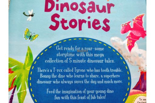 Dinosaur Stories 5 minute tales back coverjpg