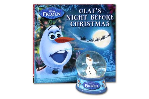Olafs Night Before Christmas with Glitter Globe 9781789055603 Book and globe