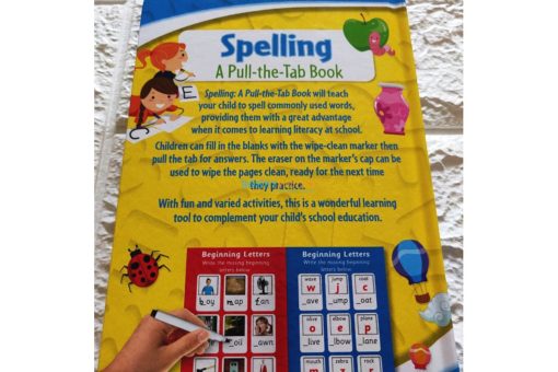 Spelling A Pull the tab book 7jpg