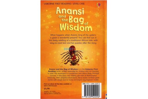 ANANSI AND THE BAG OF WISDOM 9781409530916 back coverjpg