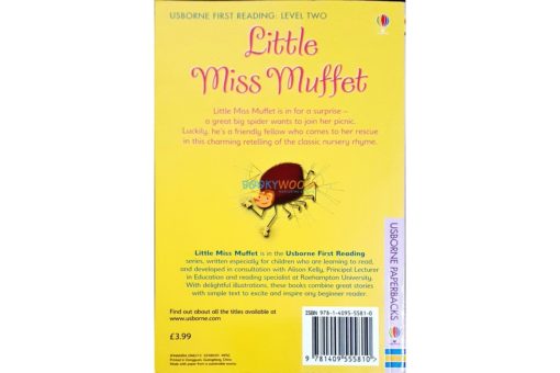 Little Miss Muffet Level 2 9781409555810 back coverjpg