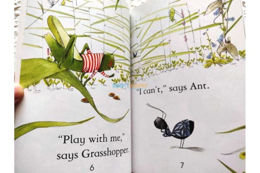 The Ant and the Grasshopper Usborne First Reading Level 1 9781409500766 inside 1jpg