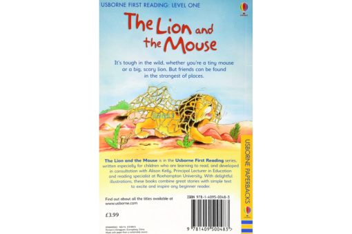 The Lion and the Mouse Usborne back coverjpg