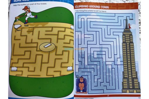 Big Mazes and more 3 School Zone Workbook