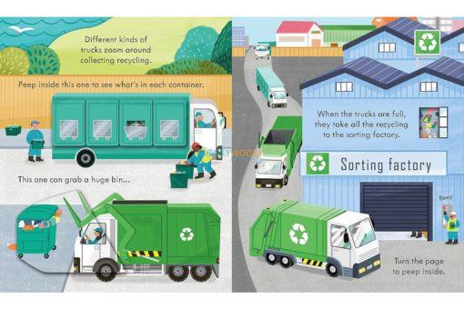 Peep Inside How A Recycling Truck Works