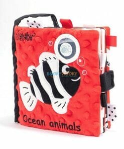 Black White Red Ocean Animals Cloth Book (3)