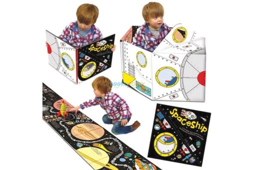 Convertible Spaceship book playmat spaceship