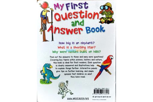 My First Question and Answer Book backcoverjpg