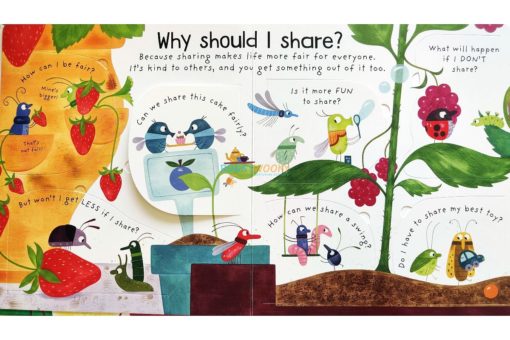 Why should I share Usborne Lift the flap First Questions and Answers 5jpg