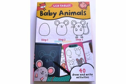 Baby Animals LCD Tablet with Flashcards Pack inside 1