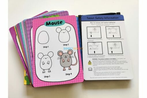 Baby Animals LCD Tablet with Flashcards Pack inside 3
