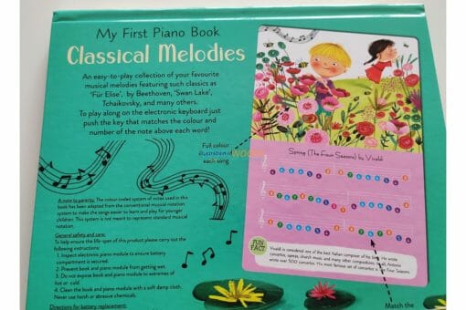 My First Piano Book Cassical Melodies Keyboard Musical book 9781839235252 inside 8
