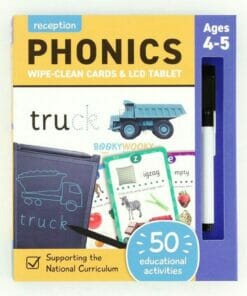 Phonics Wipe Clean Cards LCD Tablet