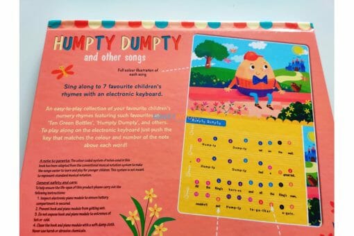Smart Kids Humpty Dumpty and Other Songs Keyboard Musical book 9781786909251 inside more 4