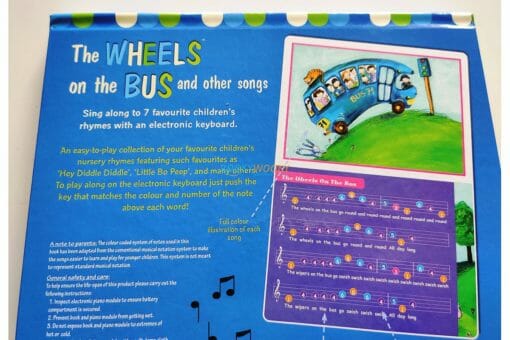 Smart Kids The Wheels on the Bus and Other Songs Keyboard Musical book 9781786909299 inside 8
