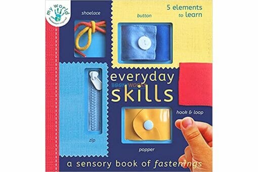 Everyday Skills A Sensory Book of Fastenings 9781838910648 cover