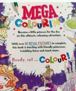 Mega Colouring Princesses 9781787725133