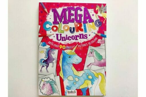 Mega Colouring Unicorns 9781787725157