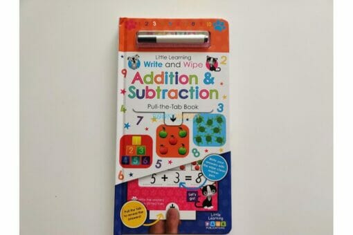 Write and Wipe Pull the Tab Addition Subtraction