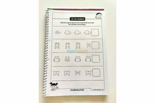 Cursive Writing Worksheets with Craft Material 1