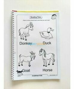 Farm Animals Worksheet with craft material 2