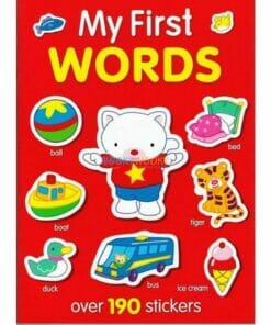 French-Language Sticker Book Mes Premiers Mots My First Words Early Reader