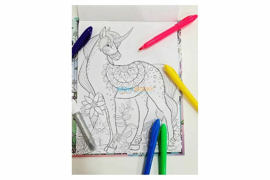 Kaleidoscope Coloring Unicorn Forest 9781488950711 5 Kaleidoscope Coloring Unicorn Forest 9781488950711