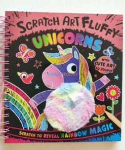 Scratch Art Fluffy Unicorns 9781802494877
