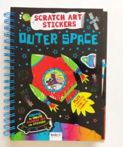 Scratch Art Stickers Outer Space 9781787723313
