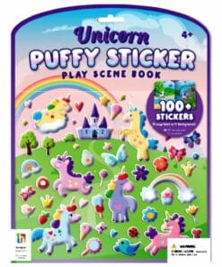 Unicorn Puffy Sticker Play Scene Book 9781488901508