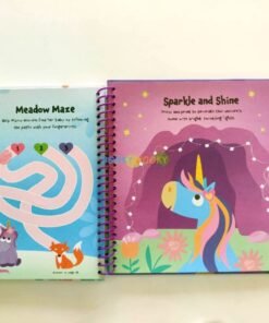 Unicorns Fingerprint Activity Book with 7 Paint Pads 9781802497878