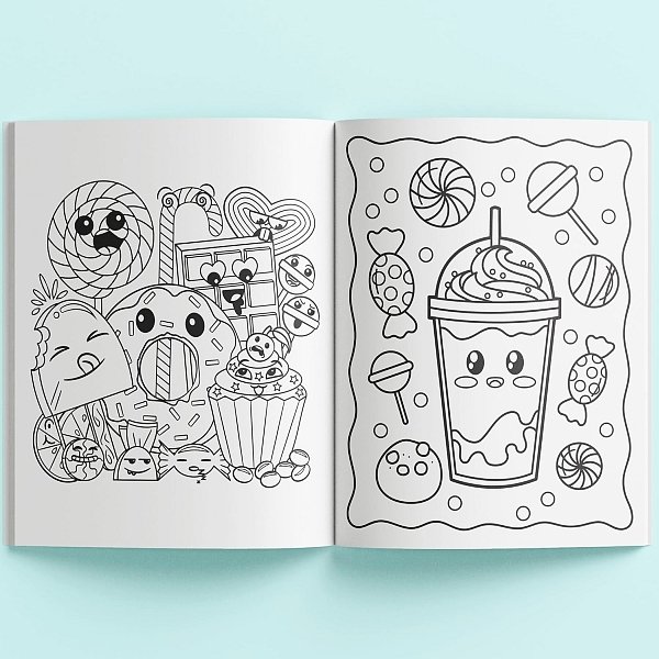 Kaleidoscope Sweet Treats Coloring & Activity Kit 9781488923241
