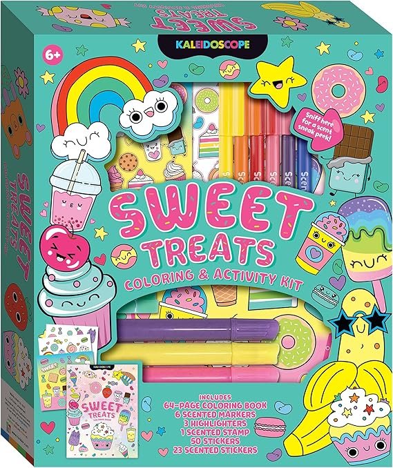Kaleidoscope Sweet Treats Coloring & Activity Kit 9781488923241
