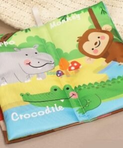 Jungle Tails Baby Plush Book with Animal Tails2
