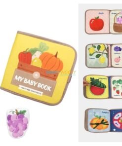 My Baby Book Fruits and Vegetables Cloth Quiet Book