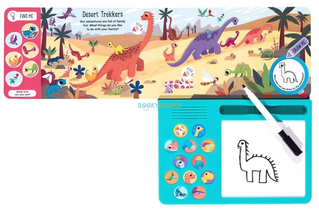 Baby Dinos Find Me, Hear Me, Draw Me 9781837160099